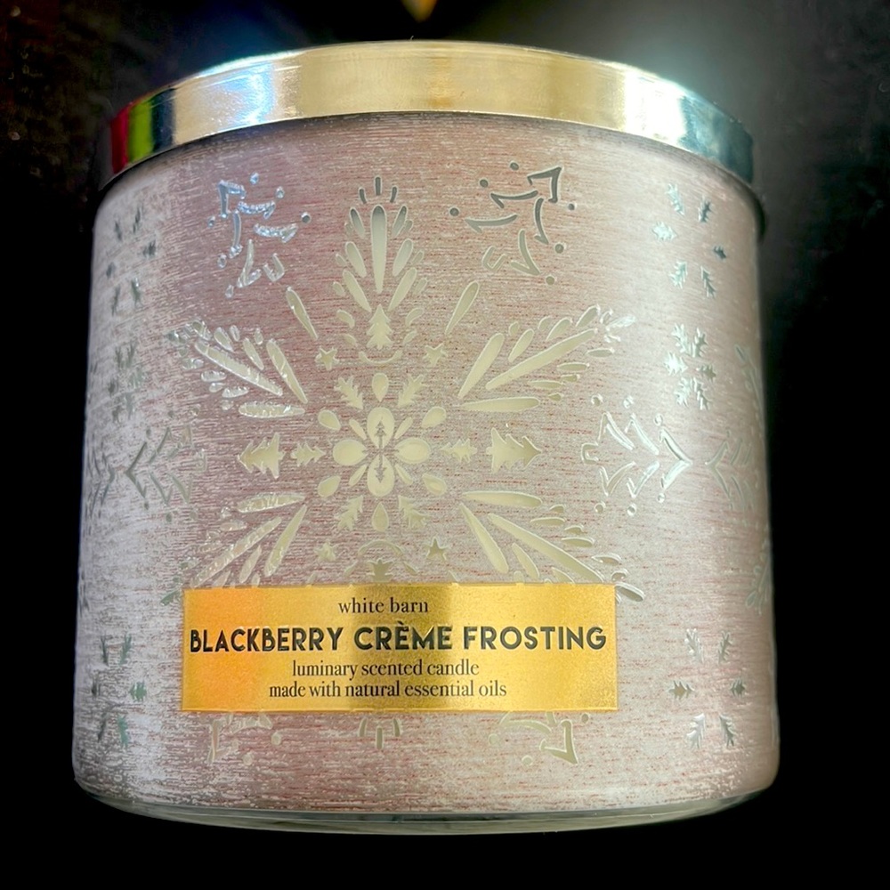 BBW Candle Blackberries Crème Frosting